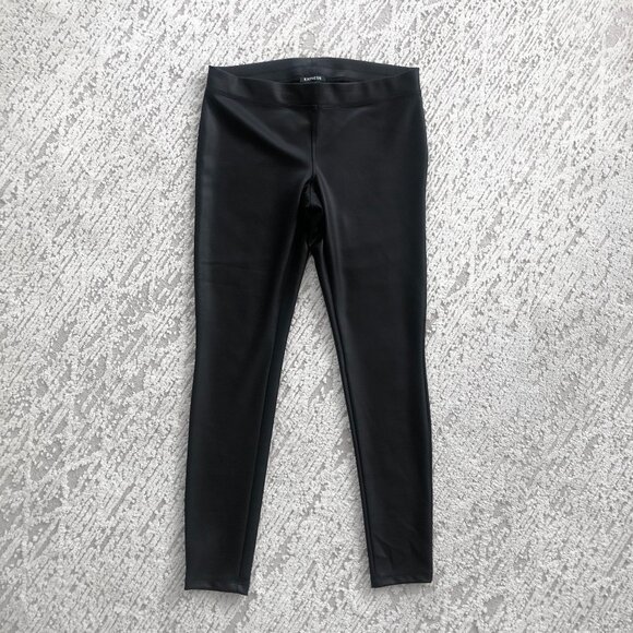 Express Faux Leather Ankle Leggings - Picture 9 of 13